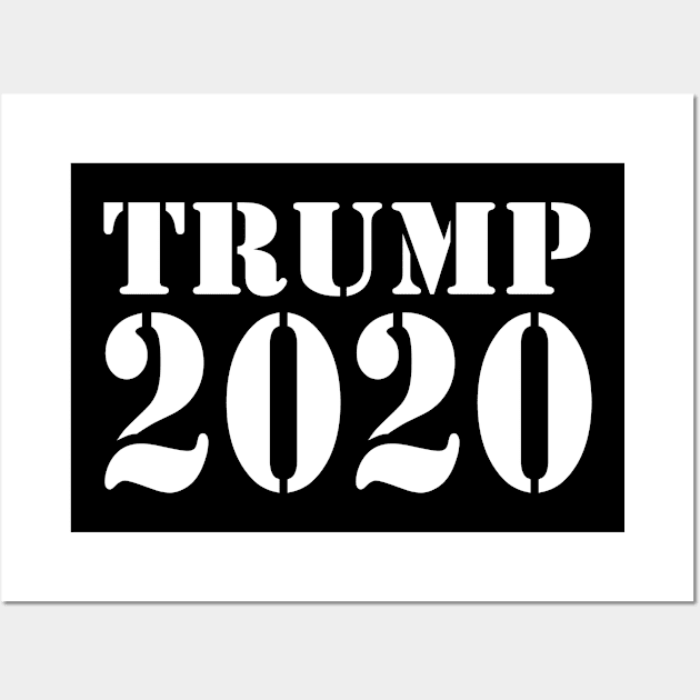 trump 2020 Wall Art by Milaino